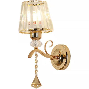 Applique murale en cristal nordique moderne, décoration de salon, couloir, chambre à coucher, lampe de chevet, offre spéciale